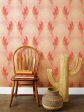 Belafonte Palm  Kraft Wallpaper by Nathan Turner - Red Hot on Sale