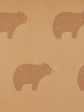 Chubby Bear  Kraft Wallpaper by Tea Collection - Taupe Hot on Sale