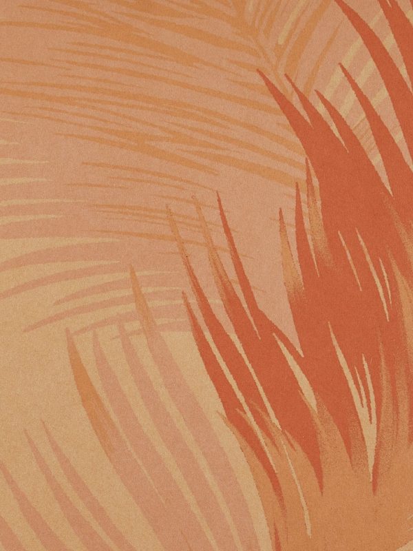 Belafonte Palm  Kraft Wallpaper by Nathan Turner - Orange Online Hot Sale