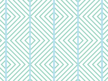 Barbie™ Dreamhouse Diamond  Wallpaper by Barbie™ - Caribbean Blue Online Sale