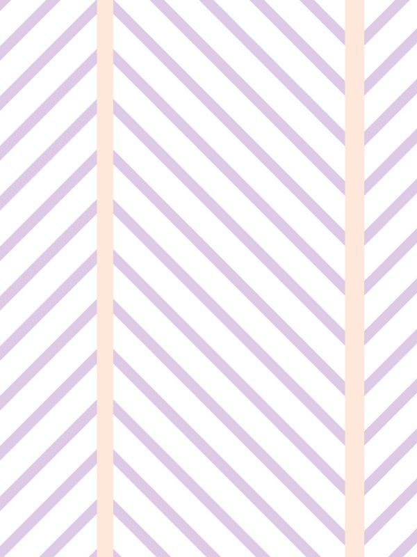 Barbie™ Dreamhouse Herringbone  Wallpaper by Barbie™ - Lavender Sale