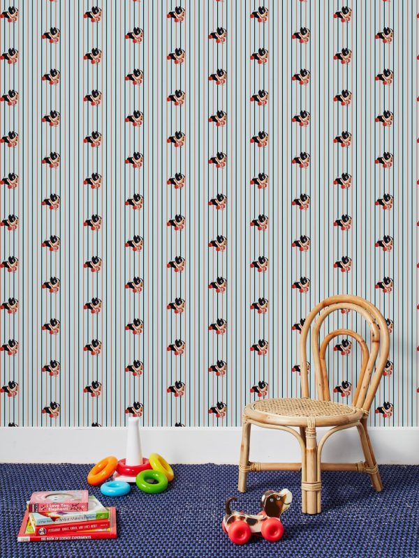 Barky Stripe  Wallpaper by Fisher-Price™ - Sky Online Sale