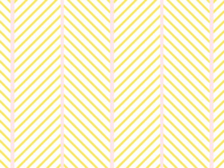 Barbie™ Dreamhouse Herringbone  Wallpaper by Barbie™ - Daffodil Pink Supply