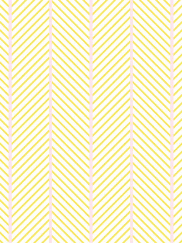 Barbie™ Dreamhouse Herringbone  Wallpaper by Barbie™ - Daffodil Pink Supply