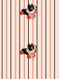 Barky Stripe  Wallpaper by Fisher-Price™ - Peach Online Hot Sale