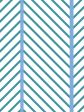 Barbie™ Dreamhouse Herringbone  Wallpaper by Barbie™ - Teal Blue on Sale