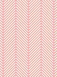 Barbie™ Dreamhouse Herringbone  Wallpaper by Barbie™ - Persimmon Pink on Sale