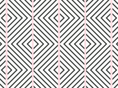 Barbie™ Dreamhouse Diamond  Wallpaper by Barbie™ - Charcoal Pink Supply