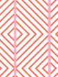 Barbie™ Dreamhouse Diamond  Wallpaper by Barbie™ - Persimmon Pink Online now