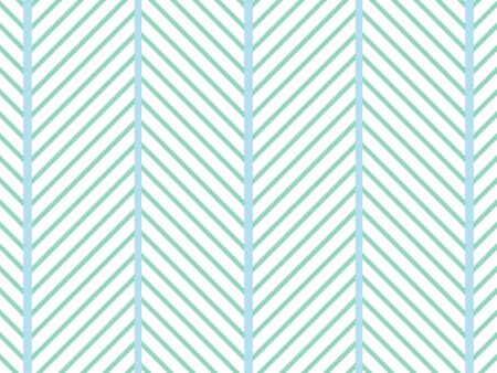 Barbie™ Dreamhouse Herringbone  Wallpaper by Barbie™ - Caribbean Blue Supply