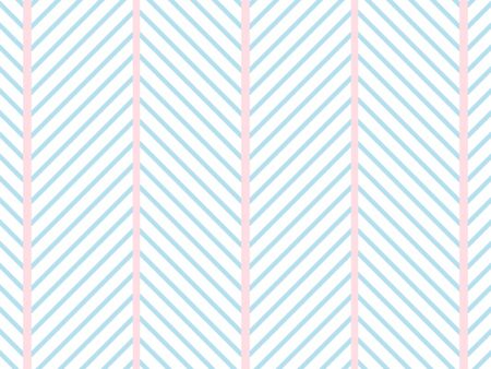 Barbie™ Dreamhouse Herringbone  Wallpaper by Barbie™ - Baby Blue Pink For Cheap