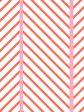 Barbie™ Dreamhouse Herringbone  Wallpaper by Barbie™ - Persimmon Pink on Sale