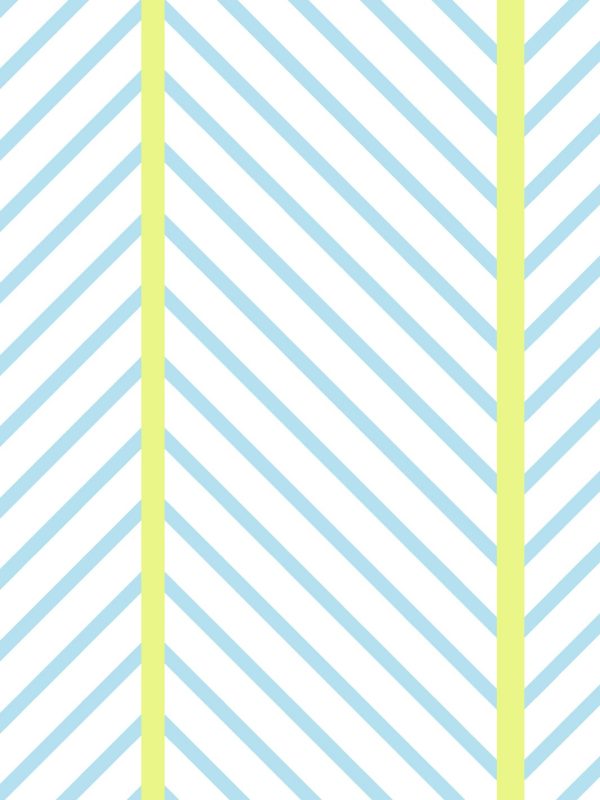 Barbie™ Dreamhouse Herringbone  Wallpaper by Barbie™ - Citrine Blue For Cheap