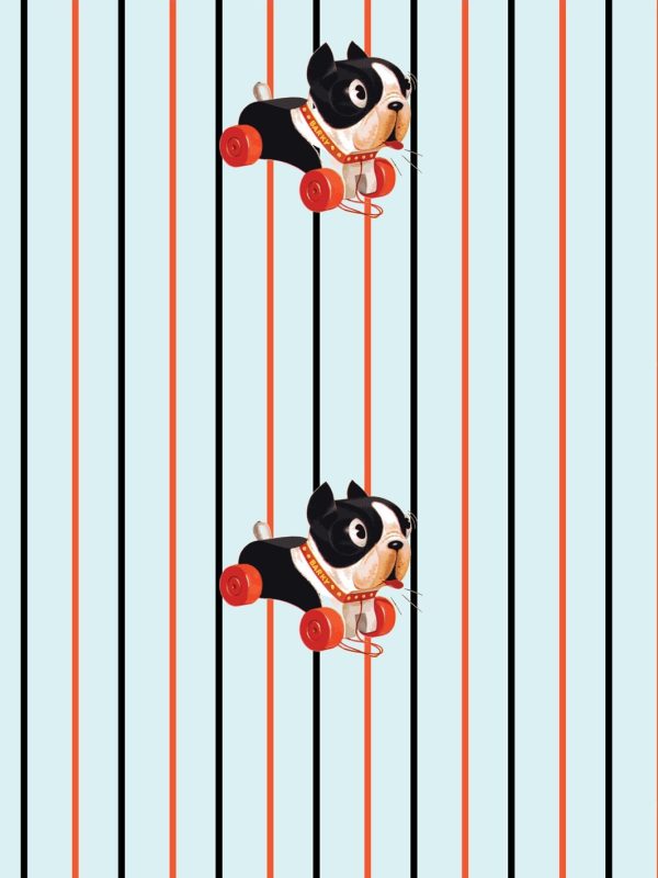 Barky Stripe  Wallpaper by Fisher-Price™ - Sky Online Sale