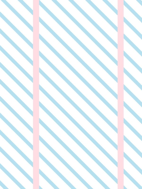 Barbie™ Dreamhouse Stripes  Wallpaper by Barbie™ - Baby Blue Pink Cheap