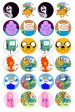 Adventure Time Finn the Human Jake the Dog and Lumpy Space Princess Edible Cupcake Topper Images ABPID06775 Supply