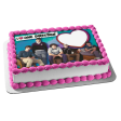 I Love One Direction Zayn Naihl Harry Louis and Liam Edible Cake Topper Image Frame ABPID07069 Online Hot Sale