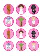 Star Wars Jedi Princess Darth Vader Princess Leia and Anakin Skywalker Edible Cupcake Topper Images ABPID07067 Sale