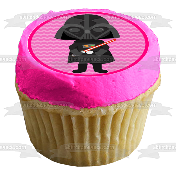 Star Wars Jedi Princess Darth Vader Princess Leia and Anakin Skywalker Edible Cupcake Topper Images ABPID07067 Sale