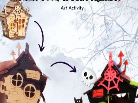 Halloween Kit for Kids - STEM, Sensory, and Art Fun - Build Haunted House, Create Spooky Crafts, Brew Magic Potion Discount