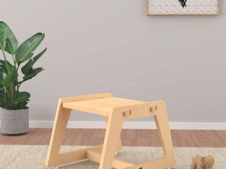 Charcoal Chikku Stool(Natural) Sale