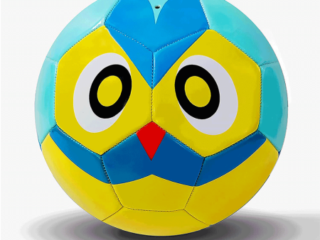 Blue Colored Owl Faced Football (Size-3) on Sale