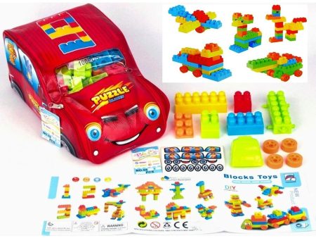 Building Block Set, DIY Interlock Construction Design Model (Multicolor) For Sale