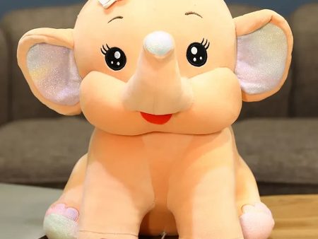 Butterfly Elephant Super Soft Toy (Peach) Fashion