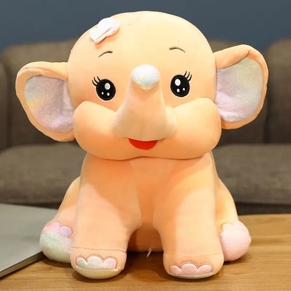 Butterfly Elephant Super Soft Toy (Peach) Fashion