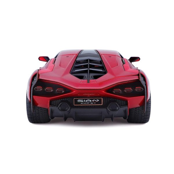 Resembling Lamborghini Sian FKP 37 Diecast Car | 1:32 Scale Model | Red For Discount