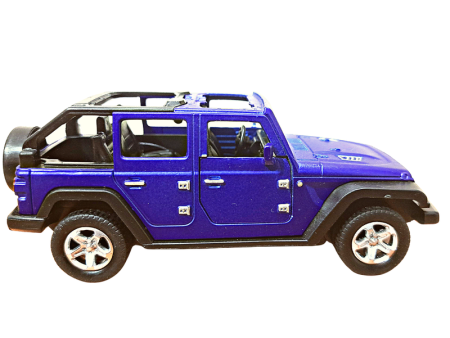 Jeep Metal Die Cast Car (Blue) Hot on Sale