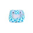 Apple Print New Born Baby nest Bedding Set Reversible (Blue) For Discount