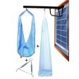 Baby Swing Cradle with Mosquito Net Spring and Metal Window Cradle Hanger (Blue) Online now