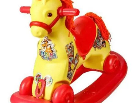 Ride-on 2 in 1 Sultana Horse Rider (Red & Yellow) Online now