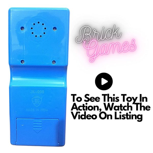 Brick Game | Video Games for Kids | Games for Kids | Indoor Games (Blue Brick Game) Cheap