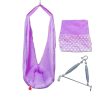 Baby Swing Cradle with Mosquito Net Spring and Metal Window Cradle Hanger (Purple) Online Hot Sale