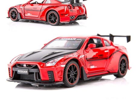 Resembling Nissan GTR R35 Sports New Diecast Car | 1:32 Scale Model | Red on Sale