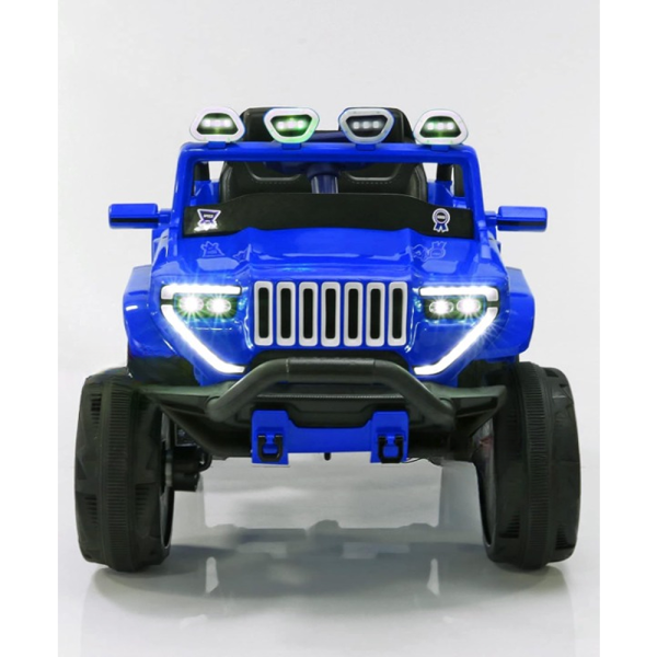 Blue Ride-On | Wireless Remote, Bluetooth Mp3 Music and Rechargeable Battery Operated | Jeep A1200 4X4 (COD Not Available) For Sale