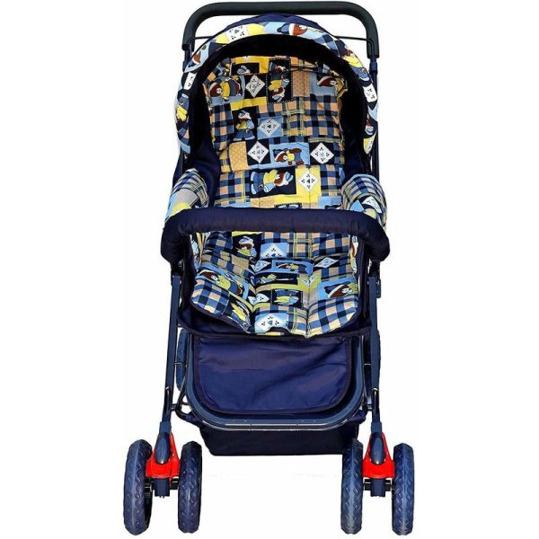 Baby Twin Stroller Pram (Black, Blue) Online Sale