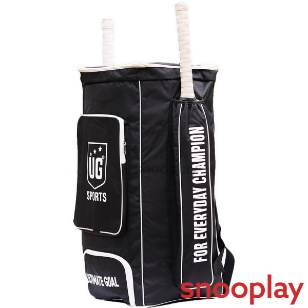 Black Cricket Kit Bag with Shoulder Straps For Cheap