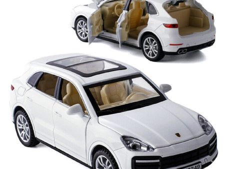 Resembling Porsche Cayenne Turbo Diecast Car | 1:32 Scale Model | White Online Sale