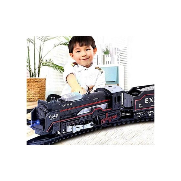 Black Train and Train Set (13 Pieces) For Cheap