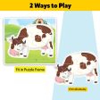 Baby’s First Jigsaw Puzzle Jungle Animals and Farm Animals (Set of 2) | 30 Pieces Fashion