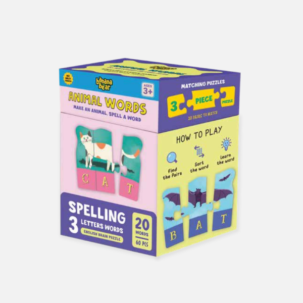 Animal Wordcraft Spell and Create Adventures Puzzle (60 Pcs) on Sale