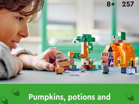 LEGO Minecraft The Pumpkin Farm 21248 Building Toy (257 Pieces) Online now