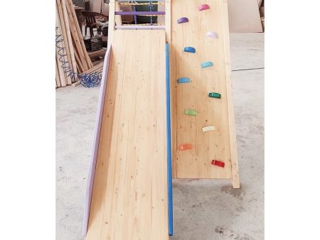 Large Double Climber with Slide - (COD not Available) Hot on Sale