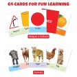 Big Flash Cards Shapes, Colours and Animals (Set of 2) | 64 Cards Online