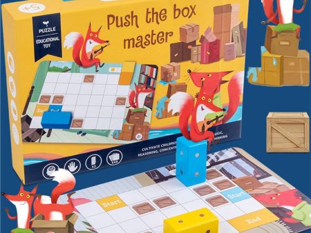 Push the Box Master Game Educational Learning Toys Sale