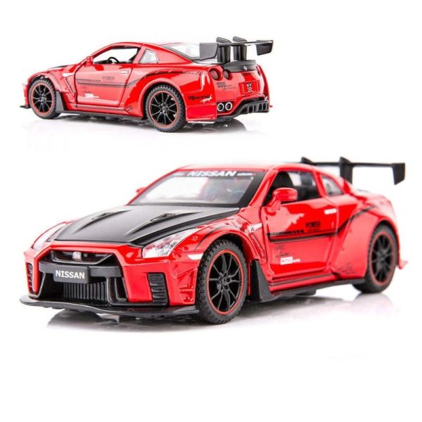 Resembling Nissan GTR R35 Sports New Diecast Car | 1:32 Scale Model | Red on Sale