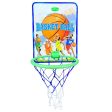 Basketball with Wall Mount Net Game Set Hot on Sale